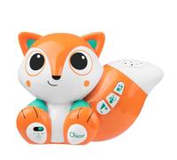 baby projector Fox 13 x 16 cm brown/white