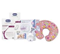 Chicco Full Mom Kit, Contains Postpartum Absorbents, Disposable Briefs, Absorbing Disks, Wipes, Manual Breast Pump, Maternal Milk Containers, Boppy Pillow - 2200g