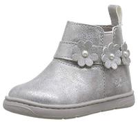 Chicco Girls Ankle Boots with Side Zip Boots, Gray, 4 UK Child