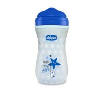 Chicco Glowing Cup Kids Drip Proof Tumbler 266 ml, Blue, Pack of 1