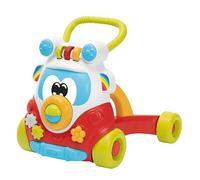 Chicco Happy Hippy 2-in-1 Toddler Game with Manual Activity Centre, Colourful Toddler Bus with 4 Large Wheels, Educational Toy for Baby & Toddler Gift - Baby Toy 9-24 Months