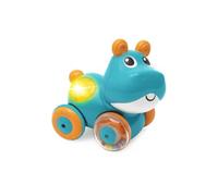 Chicco Hippo Sprint & Go Game - Electronic Reversing Animals with Melodies, Sounds and Lights, Stimulant to Crawl, Rubber Wheels, 6-36m