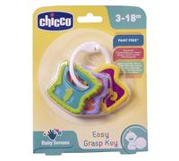 Chicco Baby Senses Easy Grasp Keys | Rattle Toy for Babies, Detachable Toys, 3 months +