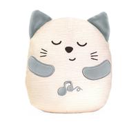 Chicco, Purring Cat, Interactive Plush Toy, Imitates the Sound and Vibrations of a Purring Cat, Classic Music, Soft Cushion, Machine Washable, Baby Toy from 0 Months