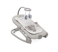 Chicco Mia Bouncer and Toddler Chair, 8 Relaxing Melodies, Gentle Vibration, Double-Faced Toys, Foldable, Washable Cover, Suitable to 18kg, Fossil, 05087220190000