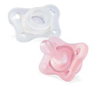 Chicco Silicone Soother Physio Soft Mini Form 0-2m 2 Units Pink/neutral