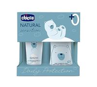 CHICCO Natural Sensation - Set 2: 1 Shampoo & Body Bath - No Tears 200 ml, 1 Wrap Cream 4-in-1 100 ml