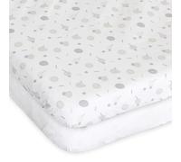 Chicco Next2Me Crib Sheets (Pack of 2), 100% Soft Cotton, Original and Official Accessory for Next2Me Co-Sleeping Crib, Cotton and Confetti