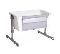 Chicco Next2Me Essential, Delivery Baby Cot with Mattress, Open Side, Height Adjustable, Mesh Windows, Wheels and Travel Bag - 0-6 months, 9 kg