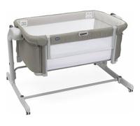 Chicco Next2Me Magic Evo, Newborn Cot by the Bed, with Swing Mode, Recliner, Open-Up Barrier, Adjustable Height, 4 Wheels, Mattress and Travel Bag, Beige
