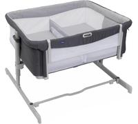 Chicco Next2me Twins Bedside Crib 0-6 Months Grey