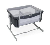 Chicco Next2Me Twins, Cot Bed for Twins, 2 Firm Mattresses, One-Handed Side Grid, Height Adjustable, Adjustable with 11 Height Levels, Foldable Feet, 0m+