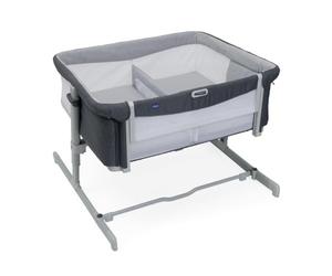 Chicco Next2Me Twins, Cot Bed for Twins, 2 Firm Mattresses, One-Handed Side Grid, Height Adjustable, Adjustable with 11 Height Levels, Foldable Feet, 0m+