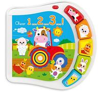 Chicco Numbers Colour Book, Multicoloured for Kid - The Farm Animals, Format: Book, Batteries: 3 AAA