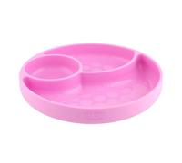 Chicco Nursing Baby Silicone Section Plate Long Lasting Food Garde Suction Base