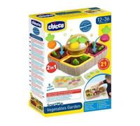 Chicco Orto Sensoriale Montessori 21 Pieces, Educational Toy for Learning Numbers and Colours, Promote Fine Motor Skills and Logic, Gift for Children, with 12 Colourful Vegetables, Without Colours
