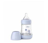 Chicco PERFECT 5 Anti-Colic Bottle 150ml Slow Flow Bottle for 0 Months + Soft Silicone Teat Similar to Mother's Breast Anti-Colic Bottle for Mixed Nutrition