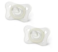 Chicco Physio Forma Mini Soft 2 Silicone Phosphorescent Soothers 2-6 Months