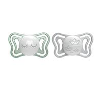Chicco Physioforma Light Pacifiers 16-36m Luminous Green Silicone X2 Un