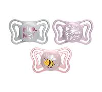 Chicco PhysioForm Light Silicone Dummy, 26 Months, Pacifier for Girls with Silicone Teat, Lightweight and Breathable, Ergonomic Shape, Supports Proper Development of the Mouth
