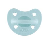 Chicco PhysioForma Luxe Silicone Dummy, 2-6 m, Blue, Soft and Gentle, Supports Physiological Breathing and Promotes the Proper Development of the Mouth, Pack of 1, Child