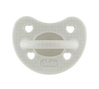 Chicco PhysioForma Luxe Silicone Dummy, 2-6 m, Grey, Soft and Gentle, Supports Physiological Breathing and Promotes the Proper Development of the Mouth, Pack of 1, Child