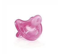 Chicco PhysioForma Silicone Dummy 0-6 Months, 1 Piece, Soft and Delicate Dummy, Various Colours, Pink
