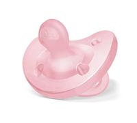 Chicco PhysioForma Silicone Soother 6-16 Months, Soft and Gentle Pacifier Set, Supports Physiological Breathing and Promotes Proper Development of the Mouth, Pink