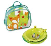 Chicco Picnic Backpack - Food Set with Plates, Cutlery and Backpack for Children, Green