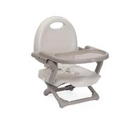 Chicco Pocket Snack Chair Booster Seat for Kids 6 Months-3 Years (15 kg), Portable High Chair for Meals, Travel Seat with Compact Closure, Removable Tray, Beige