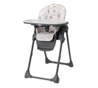 Chicco Polly Easy high chair for children aged 6 to 36 months, height and slope adjustment, 4 wheels, compact folding function, removable tray and adjustable footrest, 6-36 months