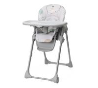 Chicco Polly Easy high Chair for Children Aged 6 to 36 Months, Height and Slope Adjustment, 4 Wheels, Compact Folding Function, Removable Tray and Adjustable footrest, 6-36 Months