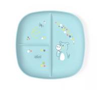 Chicco Portioned Plate Blue Plate 12m+