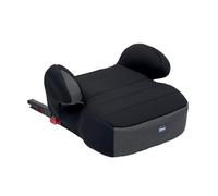 Chicco, Quasar Fix i-Size Child Booster Seat 7-12 Years (126-150 cm), Easy Installation via The 3-Point Harness, with Belt Guide, Padded Armrests and Comfortable Seat, Obsidian