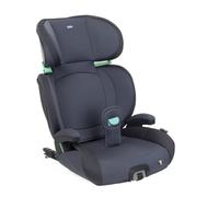 Chicco, Quizy i-Size Child Car Seat for 3-12 Years (100-150 cm), Easy to Install with Isofix System, Recliner, Height Adjustable, Padded Armrests and Comfortable Seat, Blue