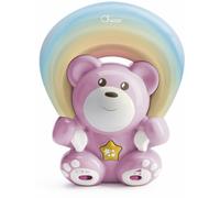 Chicco First Dreams Soft and Cuddly Rainbow Themed Plush Bear in Pink Colour