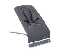 Chicco RHYTHM'N'Sound Bouncer, Electronic Bouncer for Children, with Sounds from Nature and Lullabies, Gliding Motion, Reclining Backrest, Compact Folding, USB Cable Included, Moon Grey