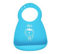 CHICCO Silicone Bibs Blue