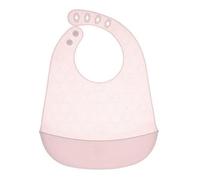 Chicco Soft Silicone Bib with Feeding Pocket, Waterproof and Adjustable Weaning Bib, Easy to Clean, Foldable and Space Saving, Ideal for Travel and Home, BPA Free