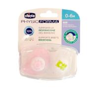 Chicco Soother Physio Air Pink Silicone 0-6 Meses X2