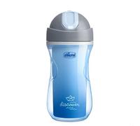Chicco Sport Cup Insulated Bottle with Soft Straw 266ml 14 Months and + - Rocket