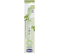 Chicco - Strawberry Toothpaste with Fluoride Toothbrush Amarillo y Verde