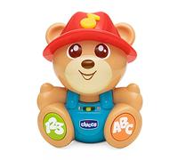 Chicco Teddy l'Amico Interactive Talking Bear, Educational and Evolutionary Game Bilingual Italian/English, Learning Languages and Numbers, Animal Curiosities, 2 Play Modes, 6 Months-3 Years