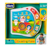 Chicco Numbers Colour Book, Multicoloured for Kid - The Farm Animals, Format: Book, Batteries: 3 AAA