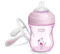 Chicco Transition training cup with handles 4m+ Pink 200 ml