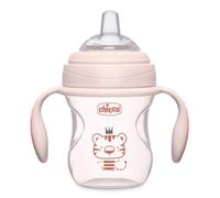 Chicco Transition Training Sippy Cup, Soft Silicone Spout, 4m+, 7oz