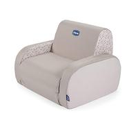 Chicco Twist Children's Armchair Convertible into Sun Lounger and Divan with 3 Configurations, Converts into 1 Movement - for 12 Months and Up - Dune