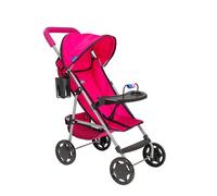 Chicco Ulala Playtime Pushchair | Childrens Stroller Age 3+ With Removable Play Tray | Childrens Baby Doll Stroller Toy Folding Travel System | Role Play Toy Dolls Buggy Pushchair | Ages 3+ (Pink)