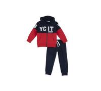 Chicco Unisex Kid's Completo Tuta Felpa Con Cappuccio E Pantaloni Jumpsuit, red, 2 Years