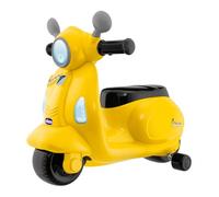 Chicco Vespa for Kids, Toy Motor with Electronic Panel, Lights and Sounds, Removable Support Wheels, Max 25kg - Toy for Children 1-3 Years, Yellow